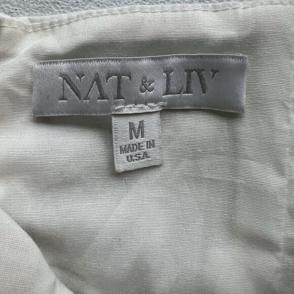 Nat & Liv Regina Dress White Size Medium Corset‎ Long Sleeve Mini Dress - Picture 6 of 6